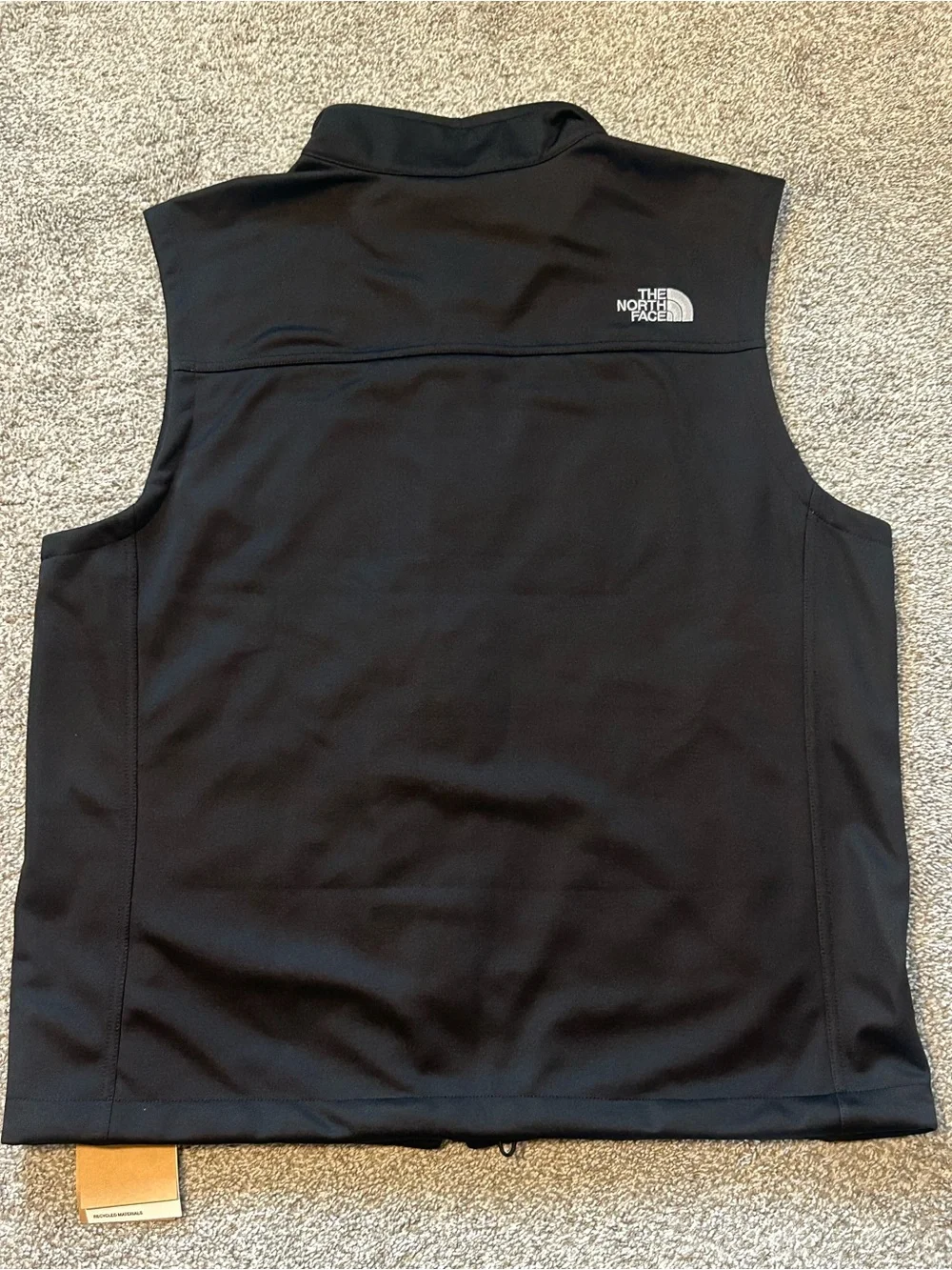 NWT The North Face Ridgewall Soft Shell Vest Mens XL Black Full Zip IVX Health